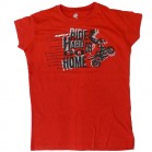 Koszulka T-shirt cigacz.pl Ride Hard Or Go Home - DAMSKA, czerwona rozmiary XS-XL (wysyka GRATIS)